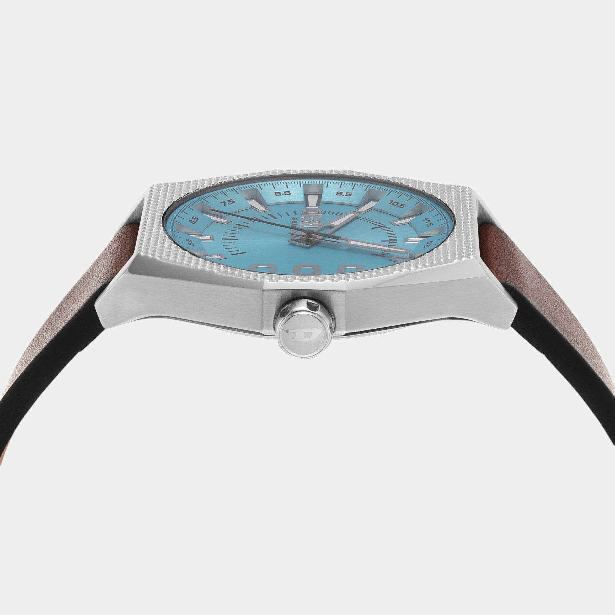 Scraper Men Quartz Blue Dial Analog Leather Watch DZ2174