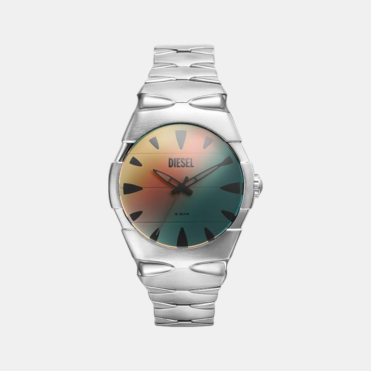D-Sruptor Men Quartz White Dial Analog Stainless Steel Watch DZ2212