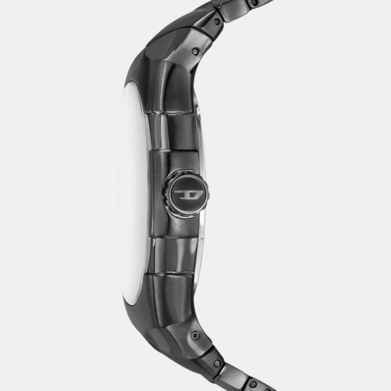 D-Sruptor Men Quartz Silver Dial Analog Stainless Steel Watch DZ2213