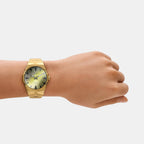 D-Sruptor Men Quartz Silver Dial Analog Stainless Steel Watch DZ2214