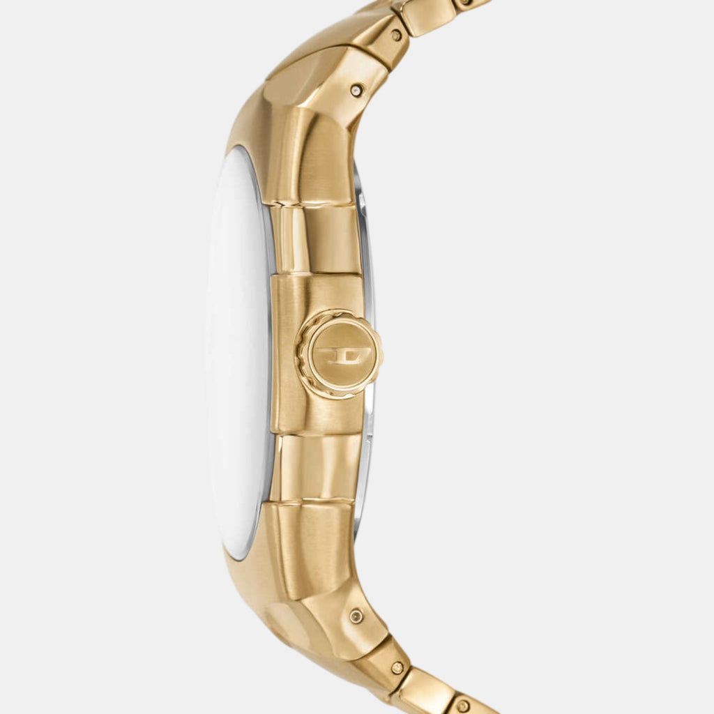 D-Sruptor Men Quartz Silver Dial Analog Stainless Steel Watch DZ2214