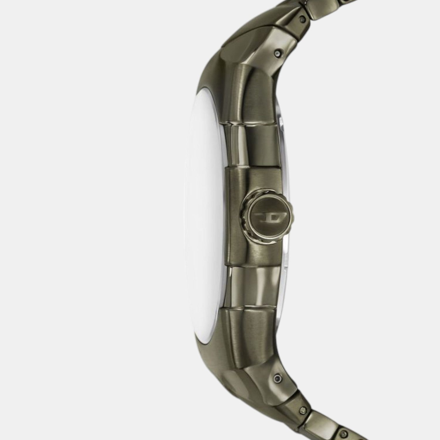 D-Sruptor Men Quartz Silver Dial Analog Stainless Steel Watch DZ2215