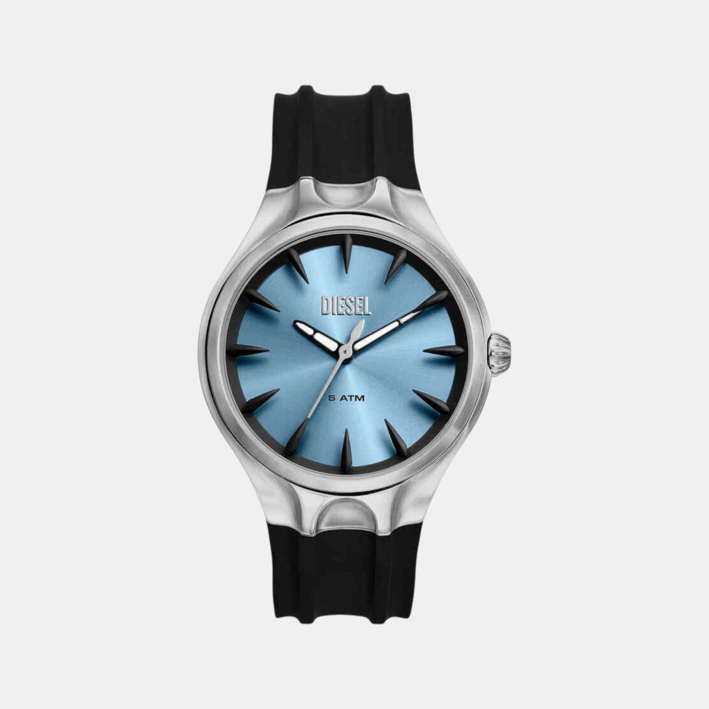 Streamline Men Quartz Blue Dial Analog Silicone Watch DZ2216