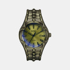 Vert Men Quartz Green Dial Analog Stainless Steel Watch DZ2221