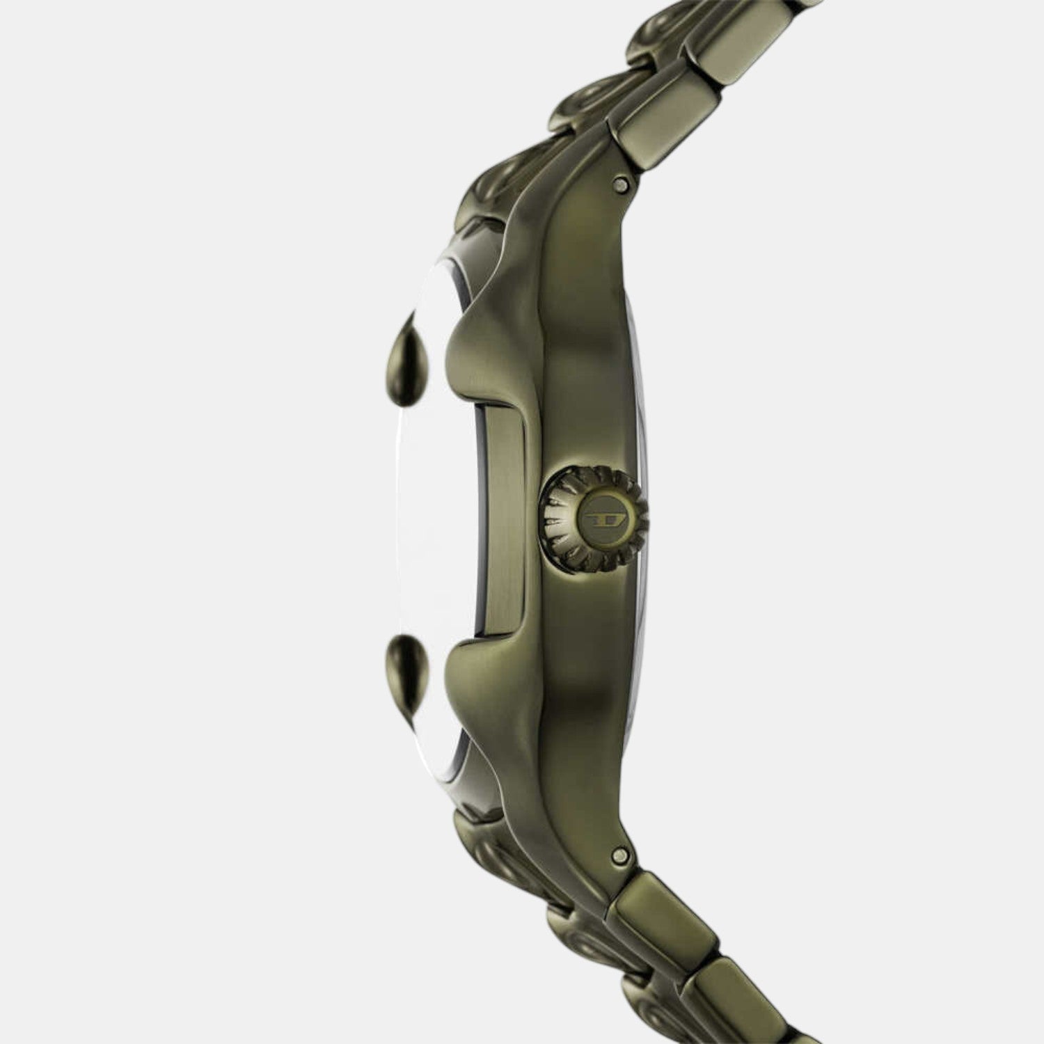 Vert Men Quartz Green Dial Analog Stainless Steel Watch DZ2221