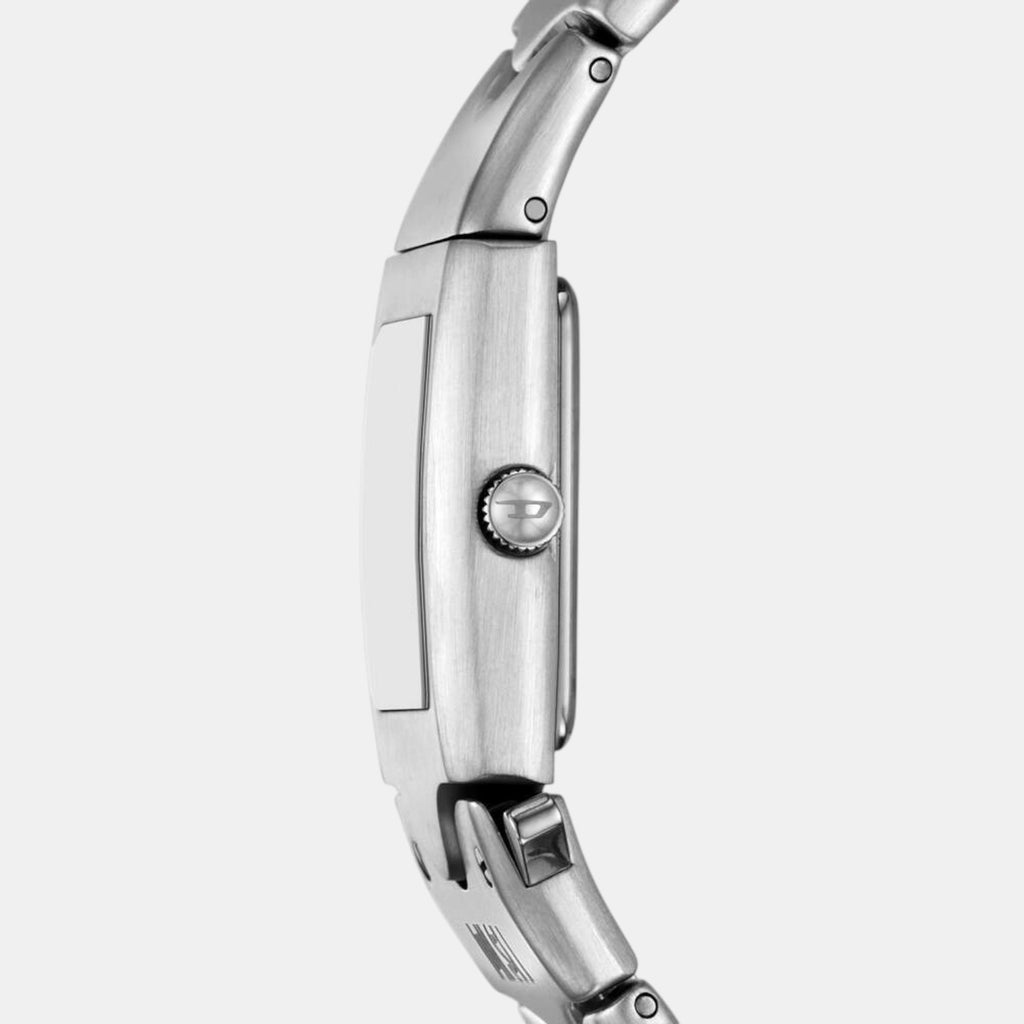 Closer Men Quartz Silver Dial Analog Stainless Steel Watch DZ2222