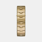 Closer Men Quartz Gold Dial Analog Stainless Steel Watch DZ2223