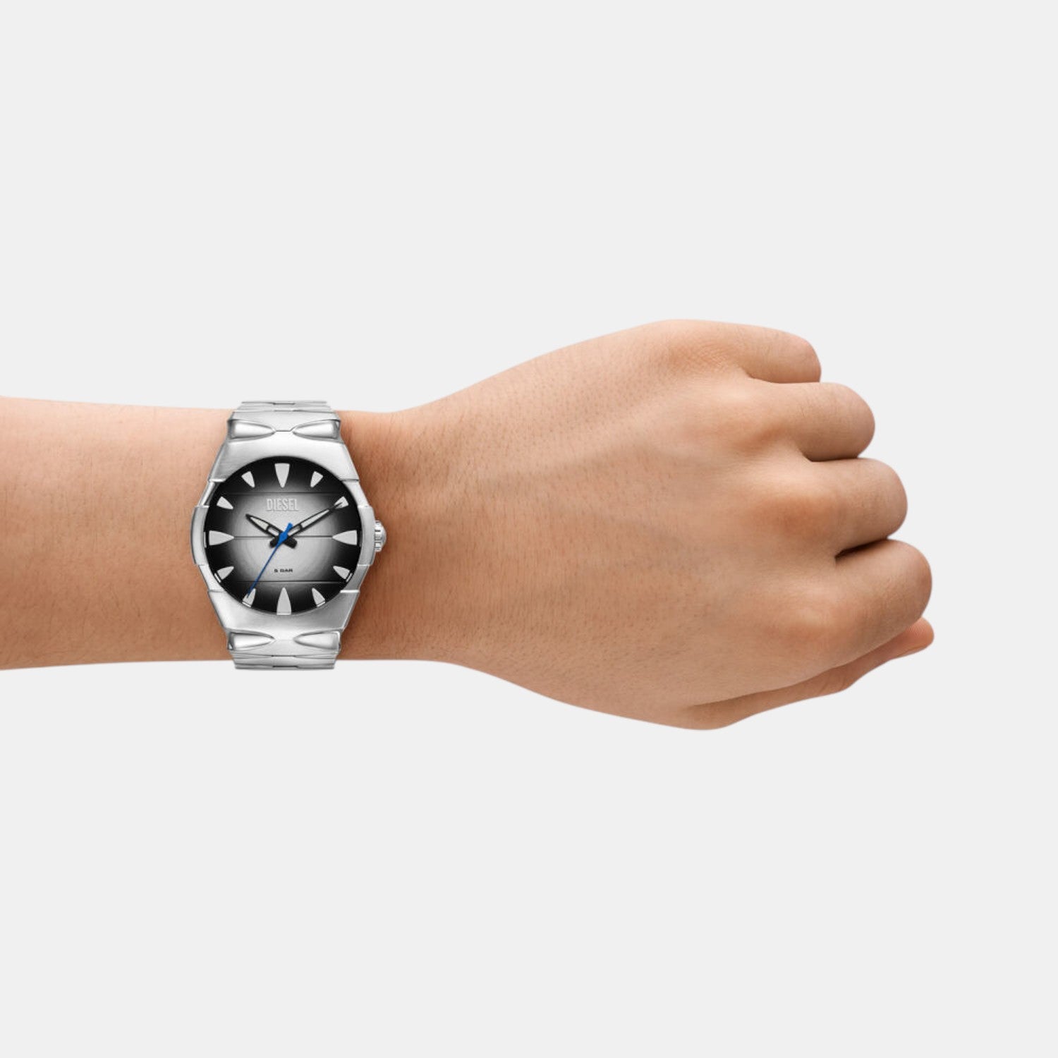 D-Sruptor Men Quartz Two Tone Dial Analog Stainless Steel Watch DZ2224