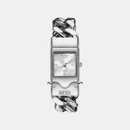 Closer Women Quartz Silver Dial Analog Stainless Steel Watch DZ2225