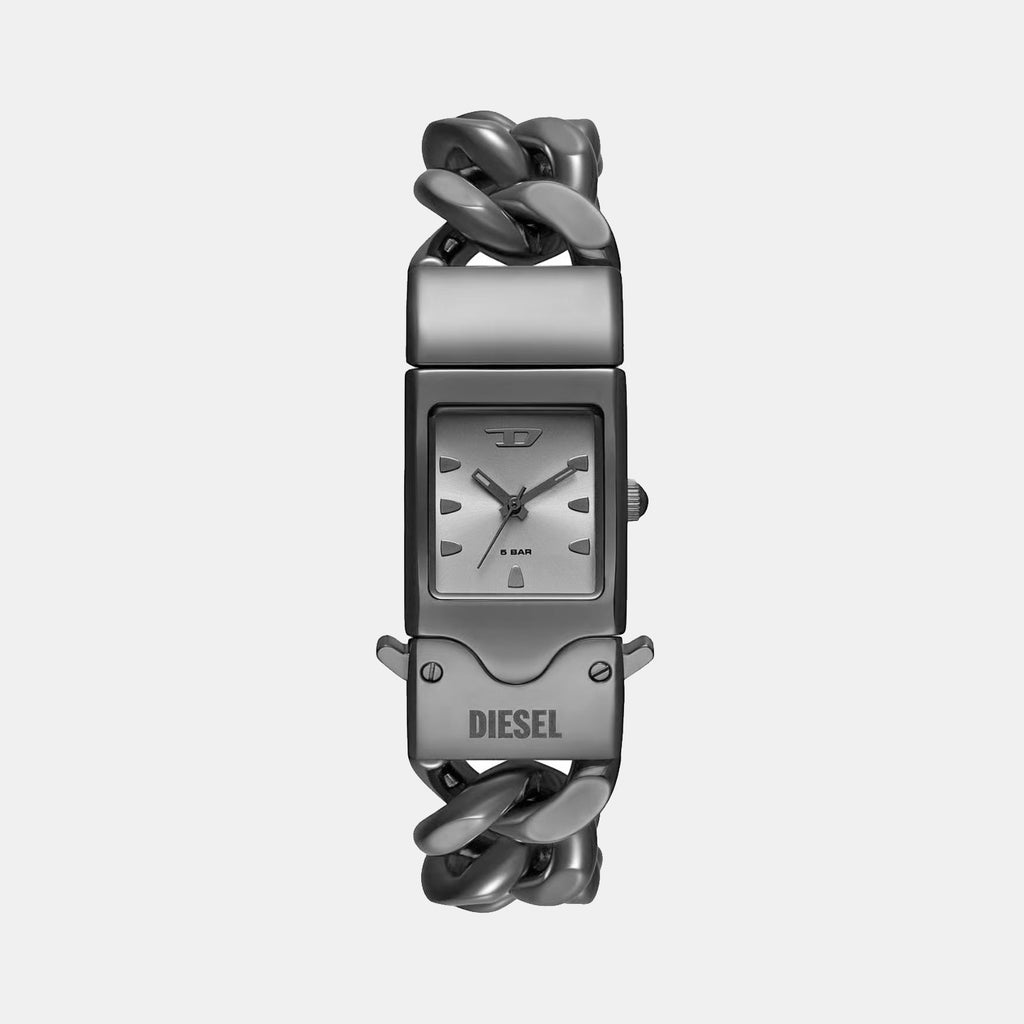 Closer Men Quartz Gunmetal Dial Analog Stainless Steel Watch DZ2227