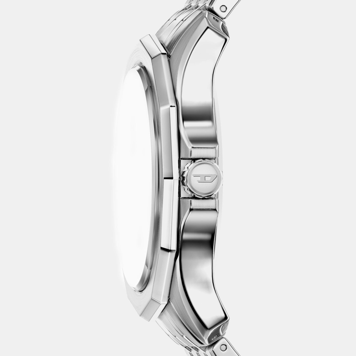 Stinger Men Quartz Silver Dial Analog Stainless Steel Watch DZ2236