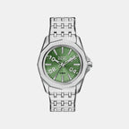 Stinger Men Quartz Green Dial Analog Stainless Steel Watch DZ2237
