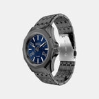 Stinger Men Quartz Blue Dial Analog Stainless Steel Watch DZ2238