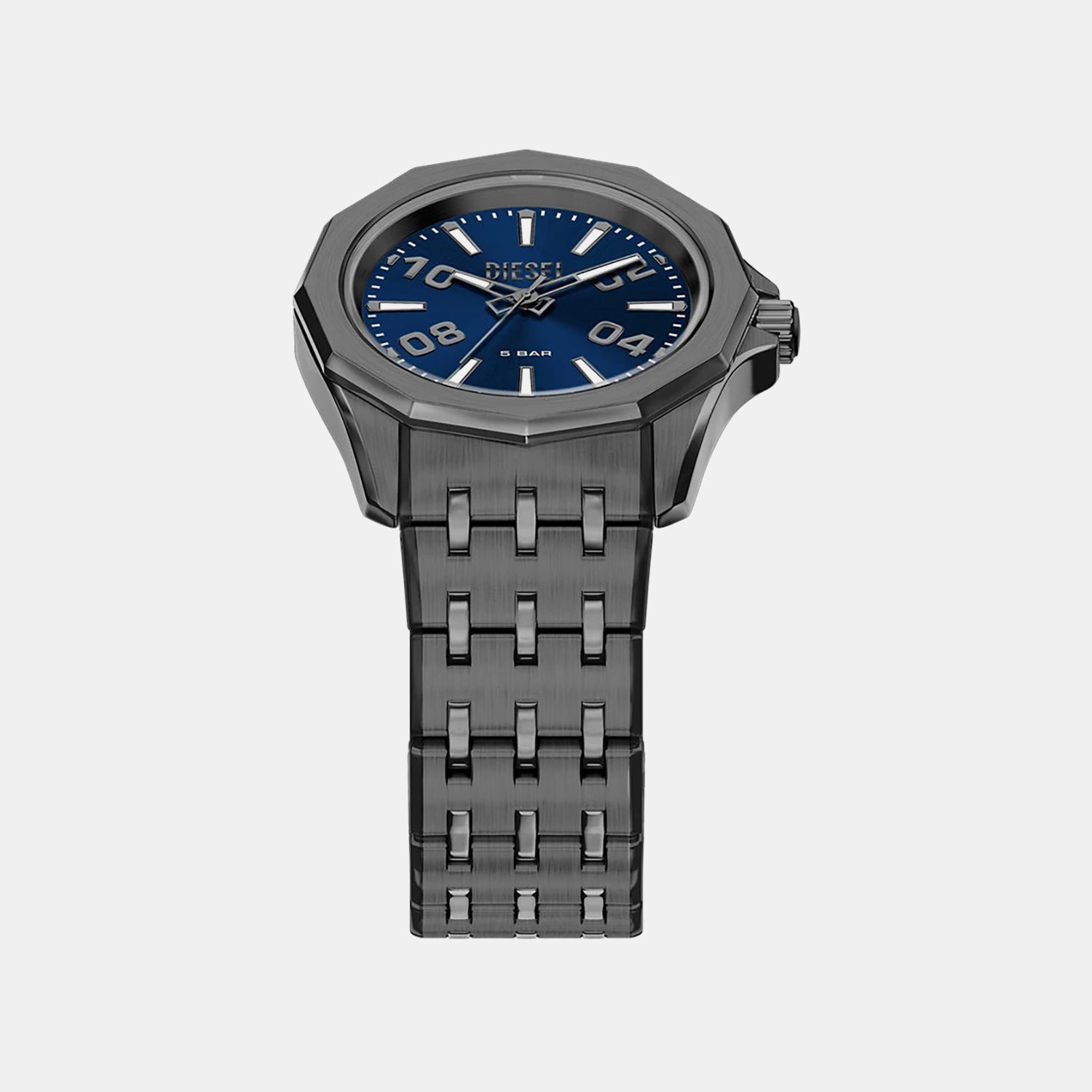 Stinger Men Quartz Blue Dial Analog Stainless Steel Watch DZ2238