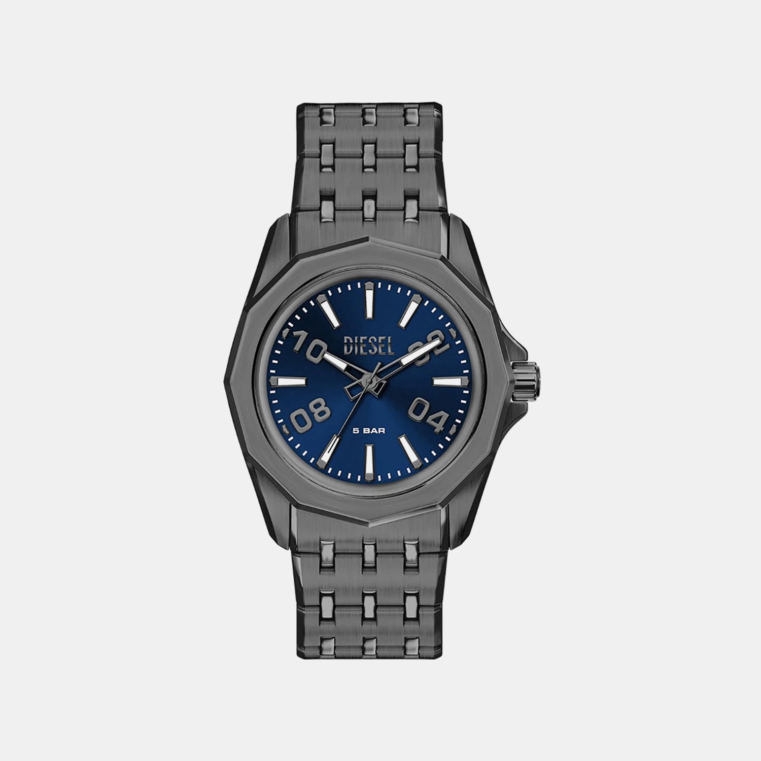 Stinger Men Quartz Blue Dial Analog Stainless Steel Watch DZ2238