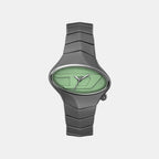 D-Rush Men Quartz Green Dial Analog Stainless Steel Watch DZ2241