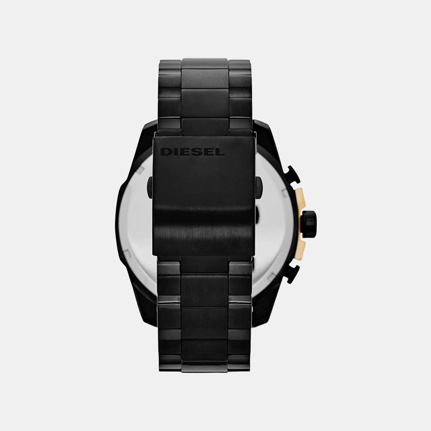 Mega Chief Men Quartz Black Dial Chronograph Stainless Steel Watch DZ4338