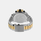 Mega Chief Men Quartz Black Dial Chronograph Stainless Steel Watch DZ4581