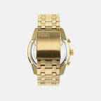 Split Men Quartz Gold Dial Chronograph Stainless Steel Watch DZ4590