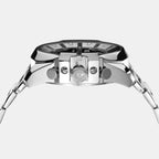 Mega Chief Men Quartz Two Tone Dial Analog-Digital Stainless Steel Watch DZ4648