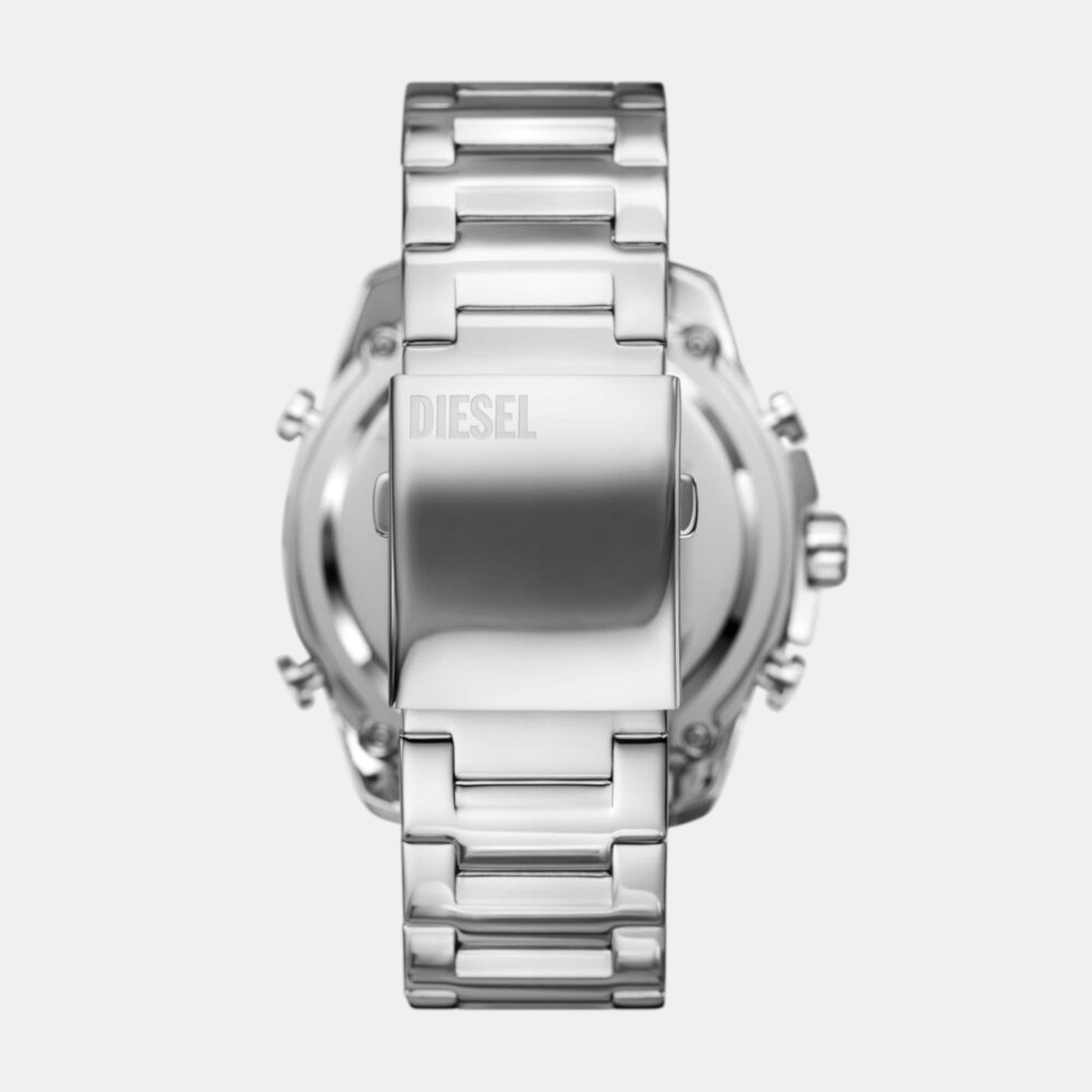 Mega Chief Men Quartz Two Tone Dial Analog-Digital Stainless Steel Watch DZ4648