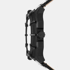 Framed Men Quartz Black Dial Analog Plastic Watch DZ4654