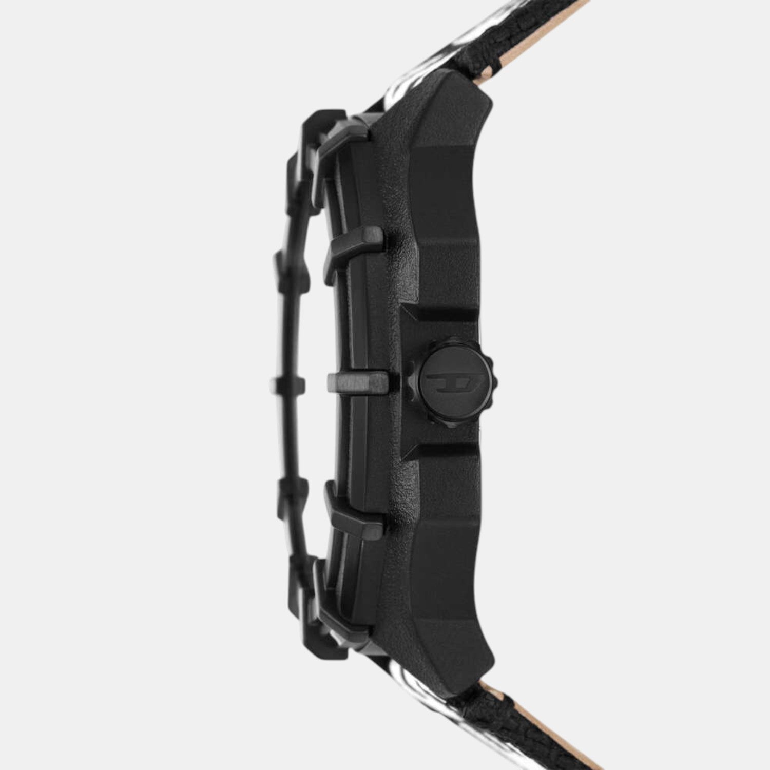 Framed Men Quartz Black Dial Analog Plastic Watch DZ4654