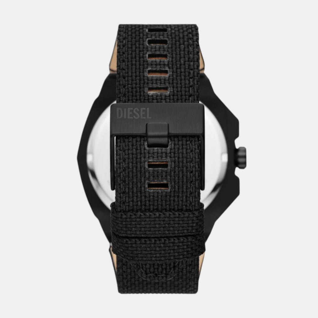 Framed Men Quartz Black Dial Analog Plastic Watch DZ4654