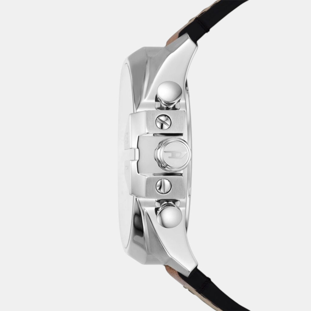 Mega Chief Men Quartz Blue Dial Chronograph Leather Watch DZ4657