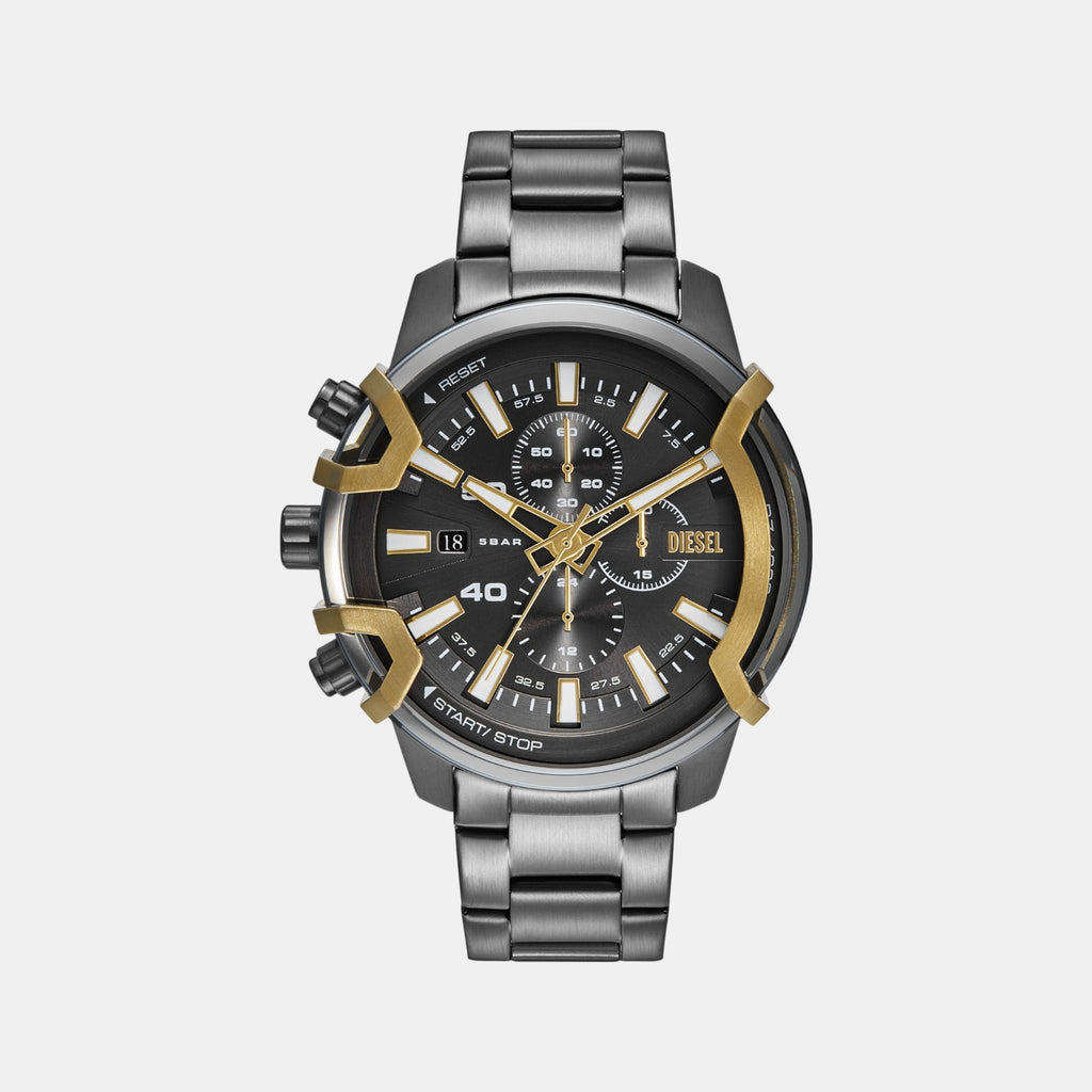 Griffed Men Quartz Grey Dial Chronograph Stainless Steel Watch DZ4668