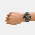 Griffed Men Quartz Grey Dial Chronograph Stainless Steel Watch DZ4668