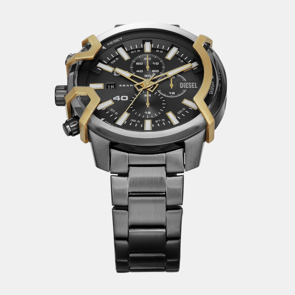 Griffed Men Quartz Grey Dial Chronograph Stainless Steel Watch DZ4668