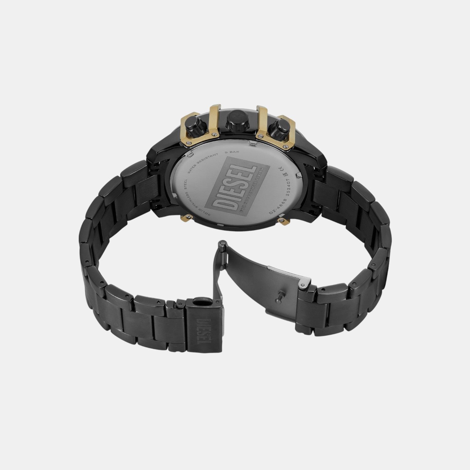 Griffed Men Quartz Grey Dial Chronograph Stainless Steel Watch DZ4668