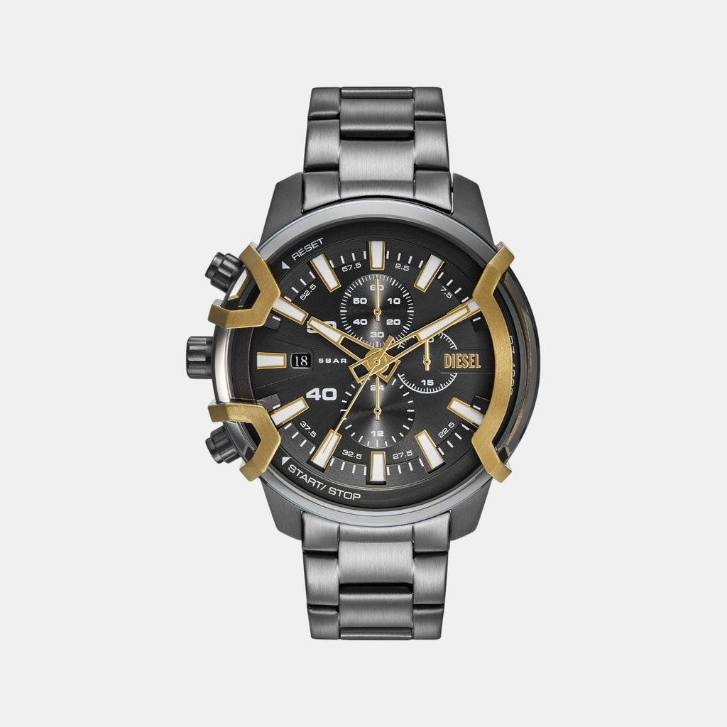 Griffed Men Quartz Grey Dial Chronograph Stainless Steel Watch DZ4668