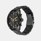 Spiked Men Quartz Grey Dial Chronograph Stainless Steel Watch DZ4669