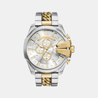 Mega Chief Men Quartz Multicolour Dial Chronograph Stainless Steel Watch DZ4672
