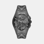 Mercurial Men Quartz Black Dial Chronograph Stainless Steel Watch DZ4682