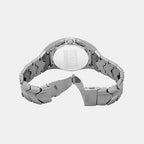 Men Quartz Grey Dial Analog Stainless Steel Watch DZ4683