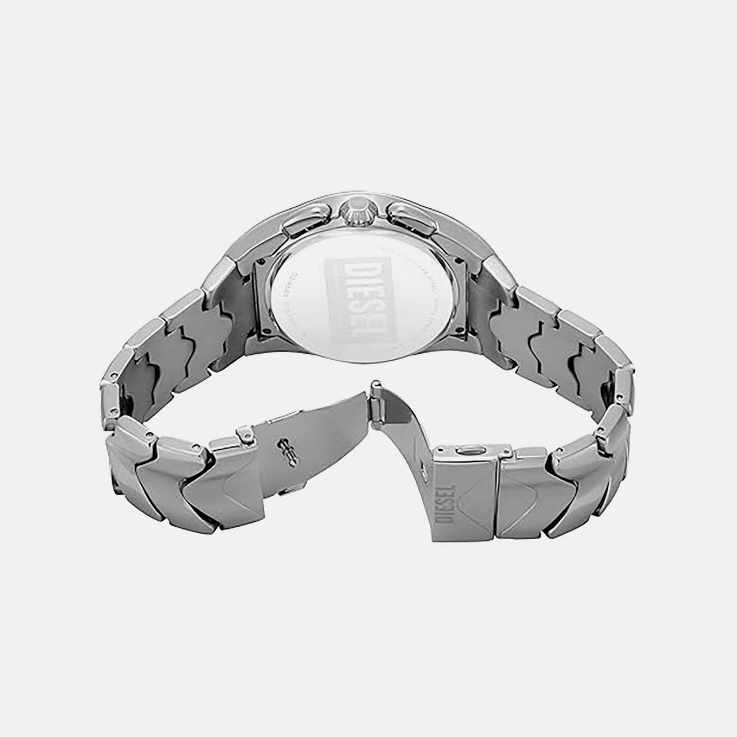Men Quartz Grey Dial Analog Stainless Steel Watch DZ4683