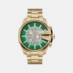 Mega Chief Slim Men Quartz Two Tone Dial Chronograph Stainless Steel Watch DZ4684