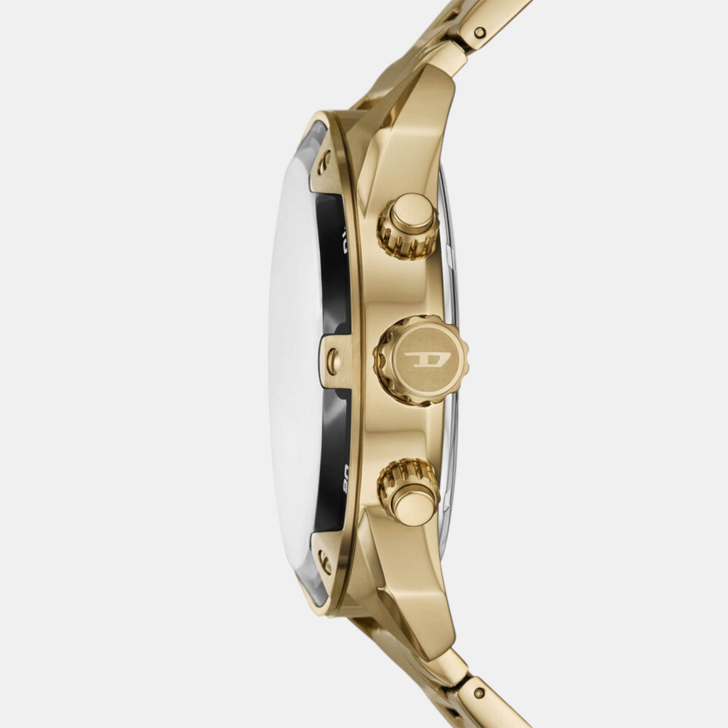 Spiked Men Quartz Two Tone Dial Chronograph Stainless Steel Watch DZ4685