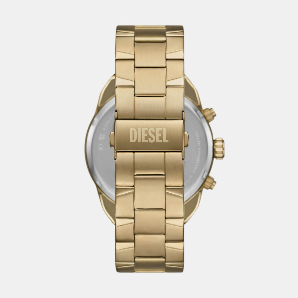 Spiked Men Quartz Two Tone Dial Chronograph Stainless Steel Watch DZ4685