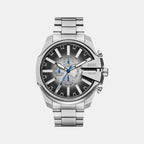 Mega Chief Slim Men Quartz Two Tone Dial Chronograph Stainless Steel Watch DZ4686