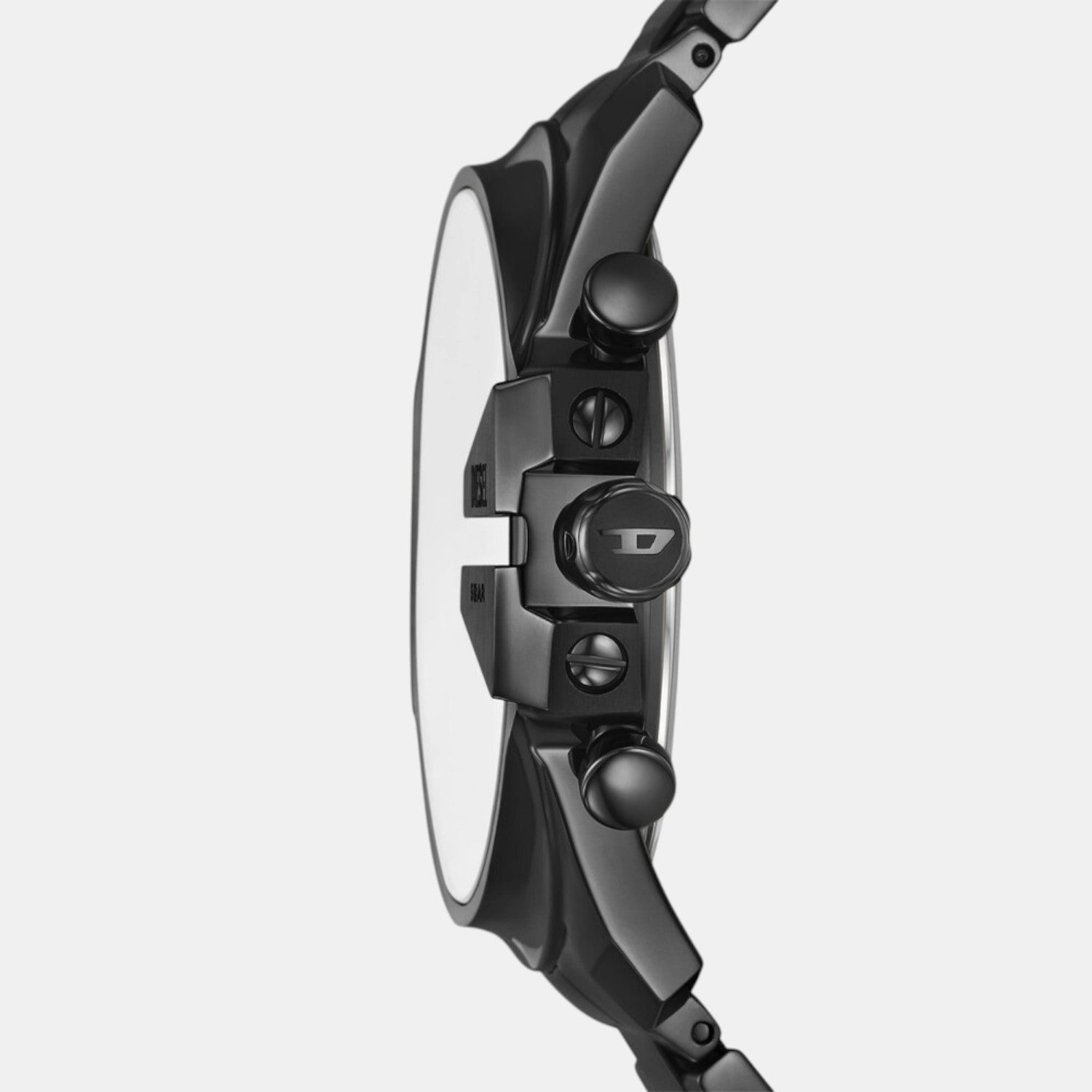 Mega Chief Slim Men Quartz Two Tone Dial Chronograph Stainless Steel Watch DZ4689