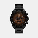 Spiked Men Quartz Multicolour Dial Chronograph Stainless Steel Watch DZ4691