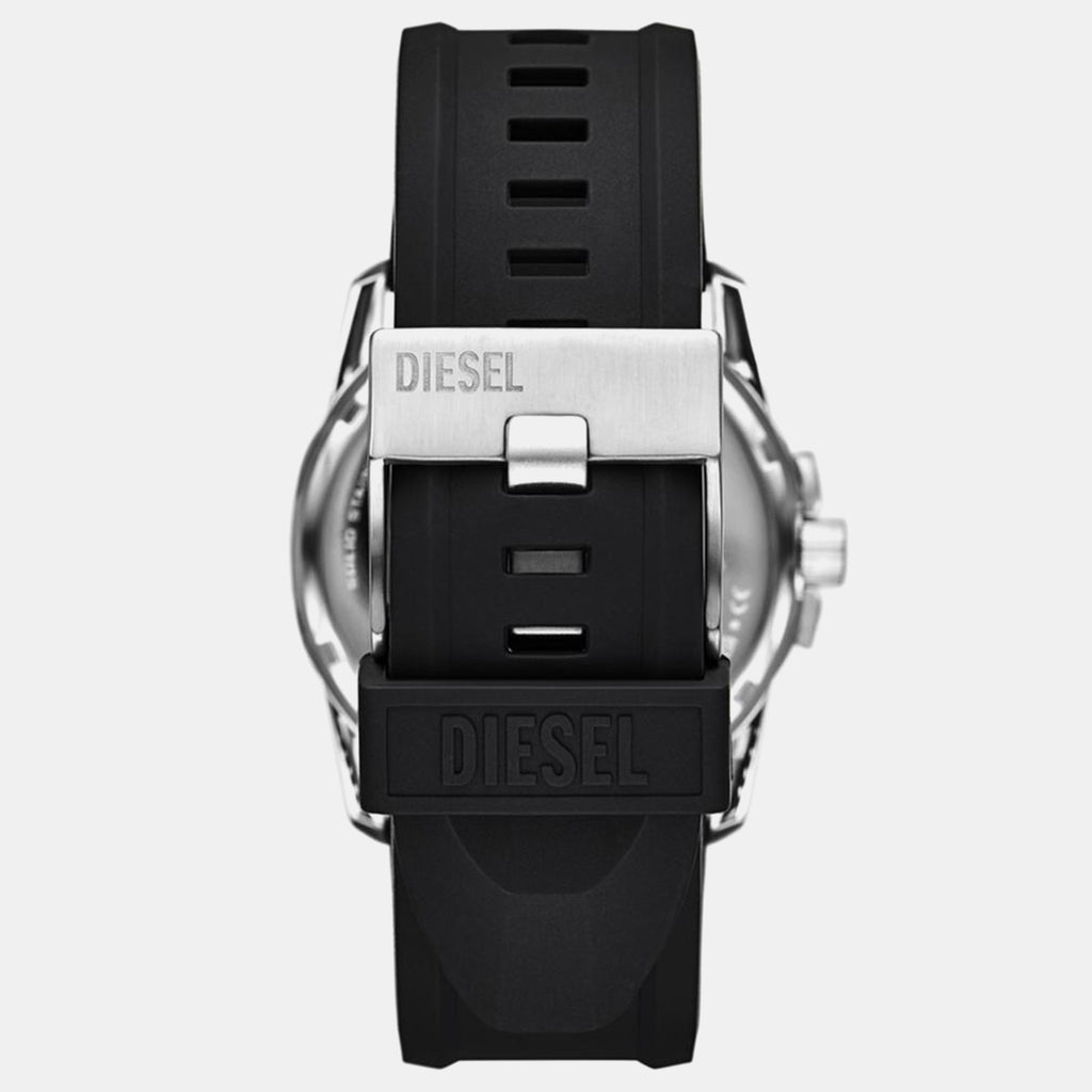 Master Chi Men Quartz Black Dial Analog Silicone Watch DZ4700SET
