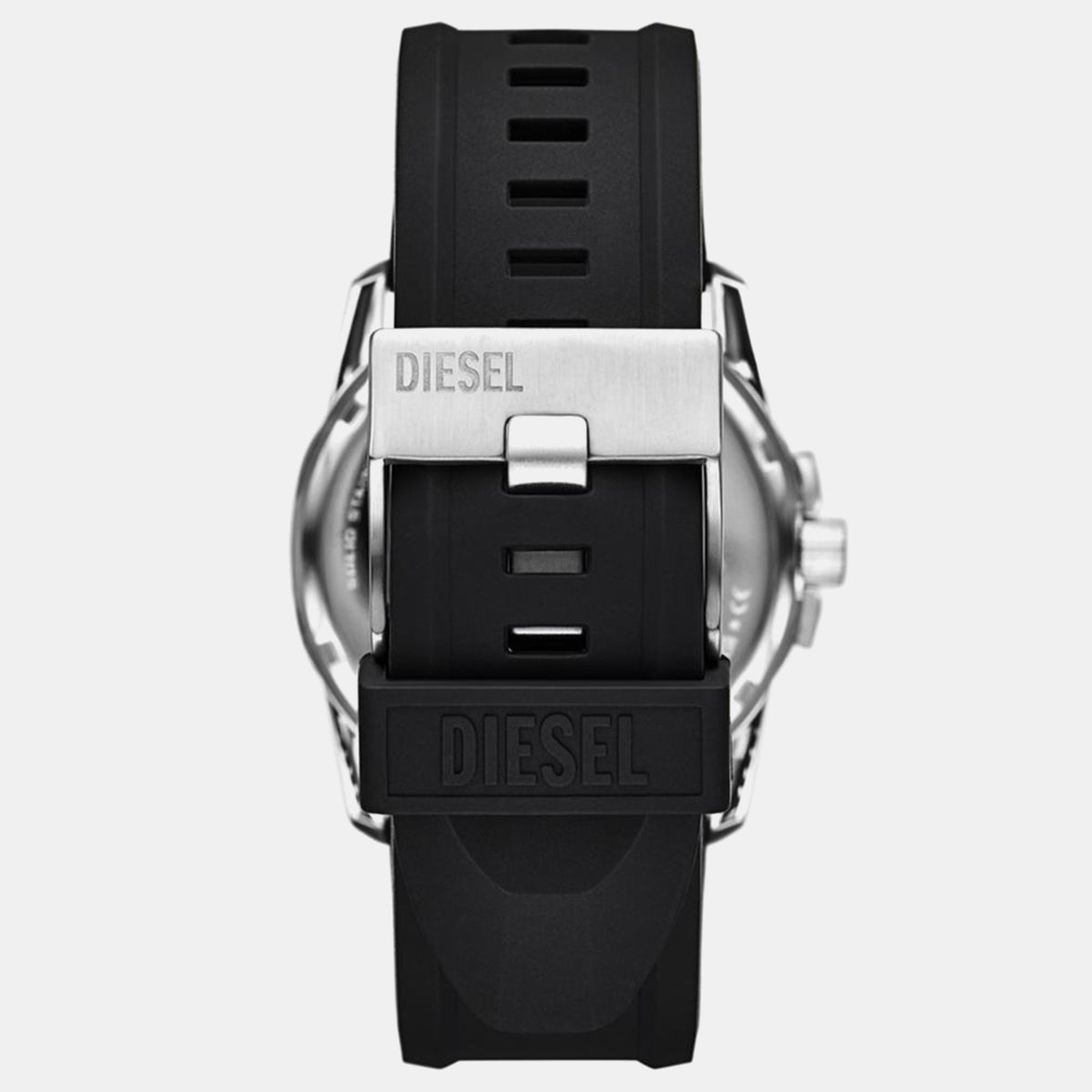 Mega Chief Men Quartz Black Dial Analog Silicone Watch DZ4700SET