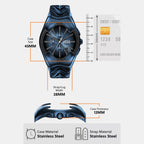 Mercurial Men Quartz Multicolour Dial Chronograph Stainless Steel Watch DZ4704