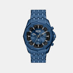 Stinger Men Quartz Blue Dial Chronograph Stainless Steel Watch DZ4705