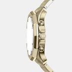 Stinger Men Quartz Gold Dial Chronograph Stainless Steel Watch DZ4707